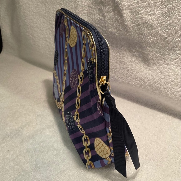 Estée Lauder NWOT Chain-Link Print Cosmetic Bag - Picture 7 of 15